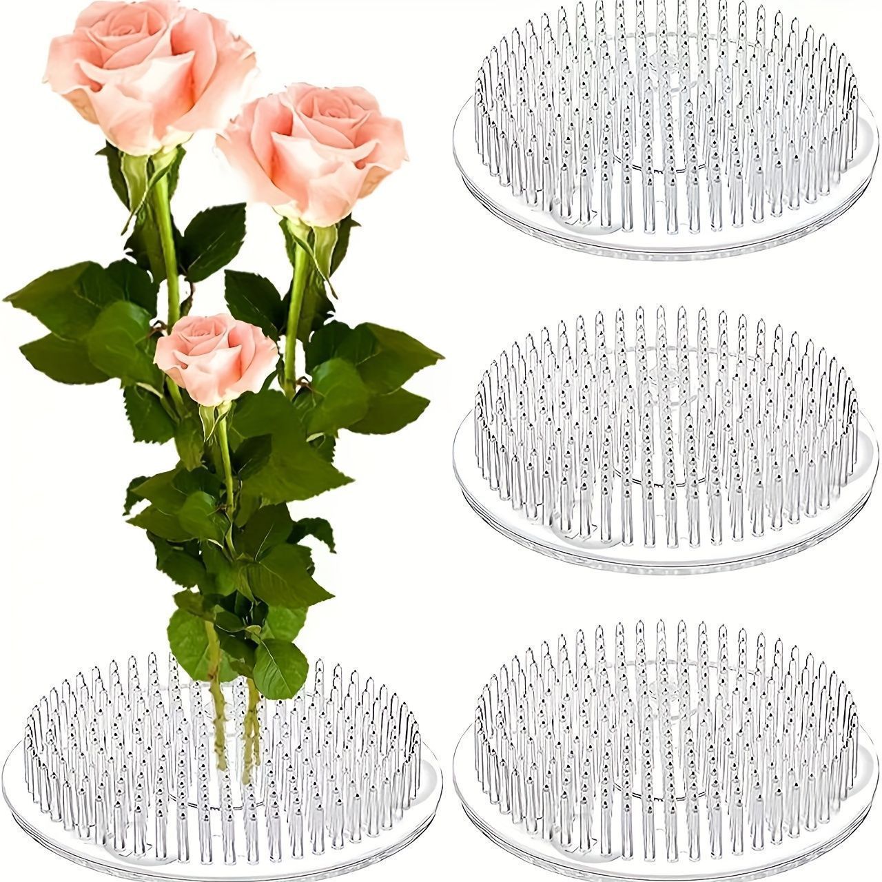 Round Ikebana Stem Holder Suct - Florist Supply Vases 评论和价格